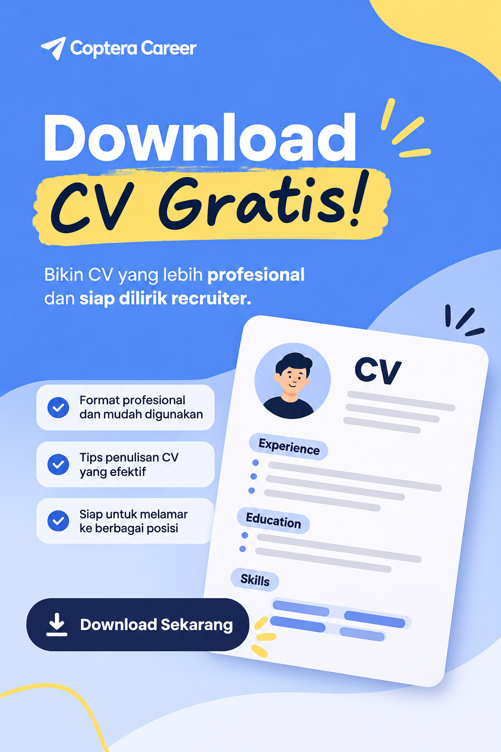 Free Template CV ATS coptera
