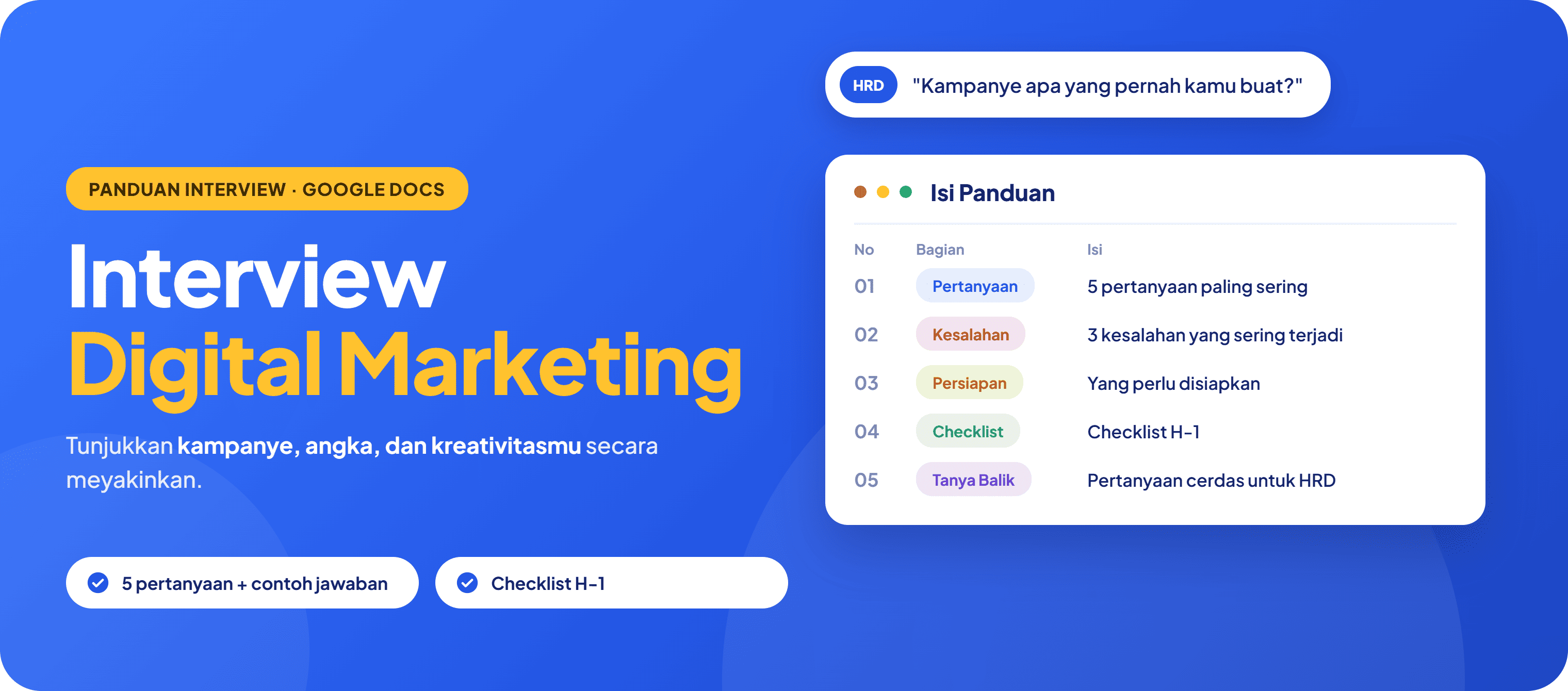 Interview Digital Marketing